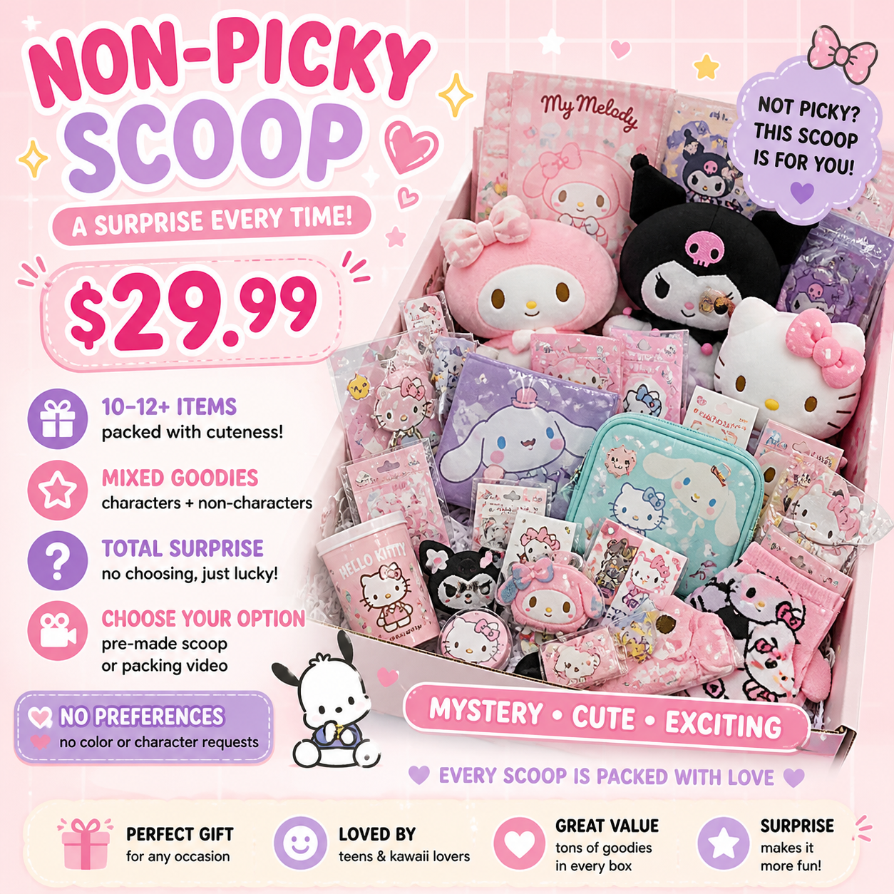 Non-picky Scoop $29.99
